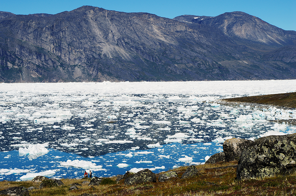 Ice flow in Canada's Arctic